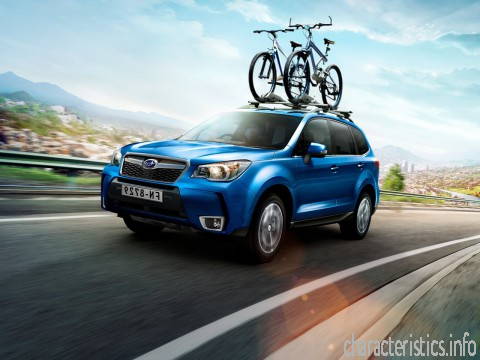 SUBARU Generacja
 Forester IV (SJ) Restyling 2.5 CVT (171hp) 4x4 Charakterystyka techniczna
