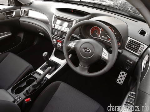 SUBARU Generación
 Impreza III Hatchback 2.5 WRX (224 Hp) Características técnicas
