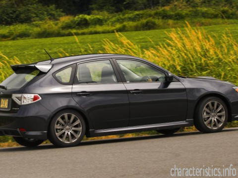 SUBARU Покоління
 WRX Hatchback 2.5 (265 Hp) Технічні характеристики
