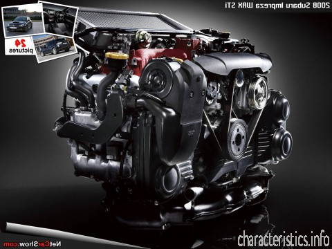 SUBARU Generasi
 WRX STI Hatchback 2.5 (300 Hp) Turbo Karakteristik teknis
